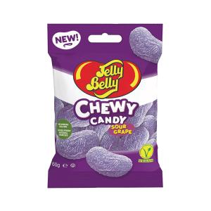 ジェリーベリー チューイーキャンディ サワーグレープ 60g ゼラチン不使用 ヴィーガン対応ソフトキャンディ Jelly Belly