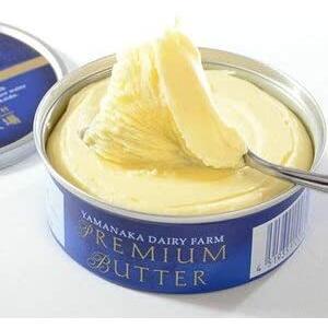 北海道山中牧場 プレミアムバター 2缶 （青色 200ｇ 缶タイプ）有塩バター 冷蔵 パン作り お菓...