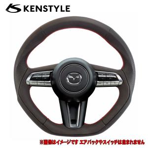 希少! ヒーター付! マツダ3 BPFP 純正 革 ステアリング ハンドル