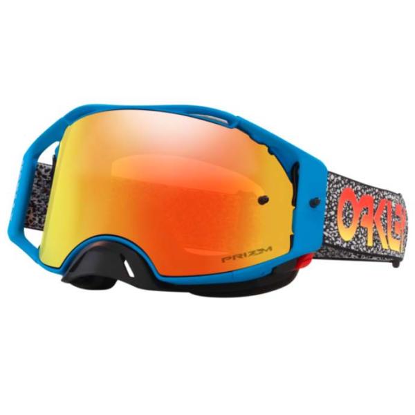 【10％OFF】OAKLEY エアブレイクMX ゴーグル　ブルークラクル(PRIZM TORCHイリ...