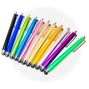 タッチペン　１０色　１本　シリコンゴム式　ｉＰｈｏｎｅ　ｉＰａｄ　アンドロイド　タブレット　ポイント｜rshopryu