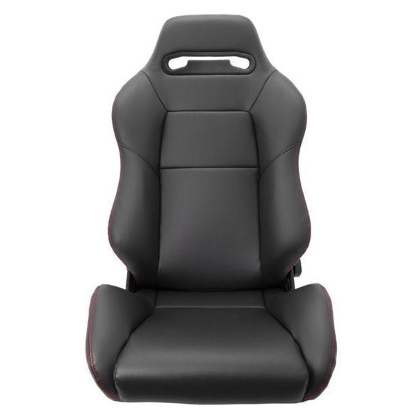 【予約販売】JADE スタイリッシュシートカバー RECARO SR-3用（ブラック×レッドステッチ...