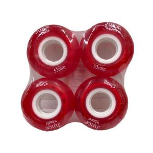 juice ソフトウィール 53mm 83A clear red｜rsports1