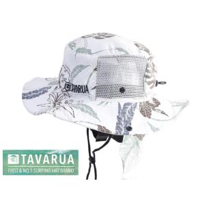 TAVARUA タバルア スタンダード サンシェード サーフハット（BOTANICAL WHITE ）｜rsports1