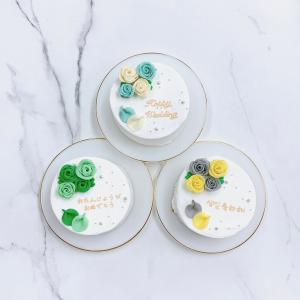 2色の薔薇ケーキ 4号|12cm 2〜3名様向...の詳細画像5