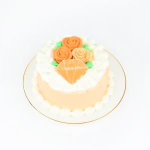 ダイヤプレート&薔薇ケーキ 4号|12cm|セ...の詳細画像4