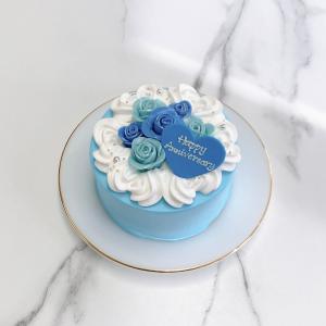 キラキラ薔薇ケーキ 5号|15cm|センイルケ...の詳細画像1