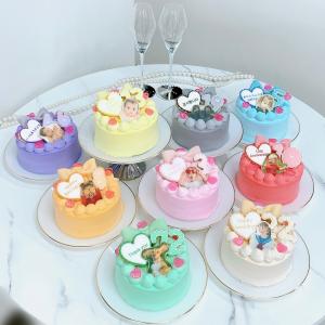 さくらんぼデザインランチボックスケーキ｜約10cm｜ギフト｜サプライズ