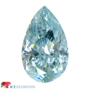 FANCY INTENSE GREEN BLUE 0.940ct PS/RT0659/CGL