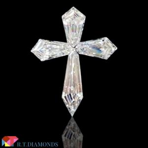 CROSS 十字架形ダイヤモンドセット 0.329ct 4PC/RT1417/CGL 