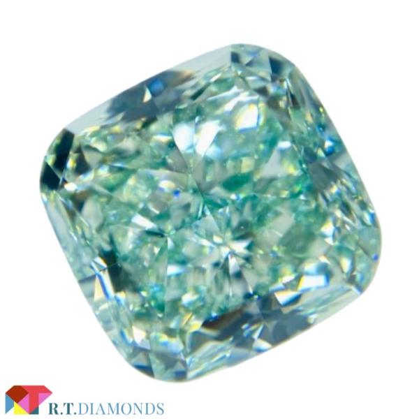 FANCY INTENSE BLUE GREEN 2.683ct X/RT1664/CGL