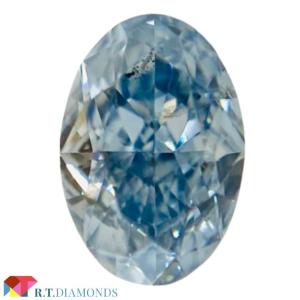 FANCY VIVID BLUE 天然ブルーダイヤモンド 0.163ct OV/RT2695/CGL