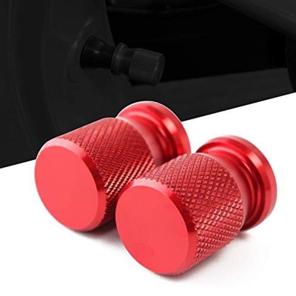 タイヤ エア バルブ キャップ 2個 セット オートバイ ドレスアップ パーツ 軽量 高 強度 アル...