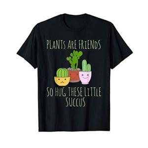 サボテンの植物面白い多肉植物の発言デザインサボテンギフトアイデア Tシャツ｜rtier-shop