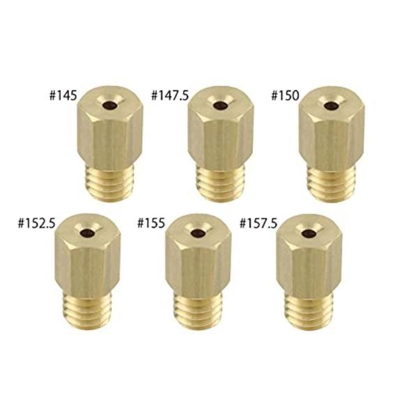 ポッシュ(POSH) メインジェット 6オーバーサイズメインジェットセット ミクニ 六角大 VM20...