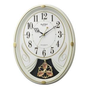 RHYTHM』リズム 電波掛け時計 メロディー(全18曲) 4MN484RH23