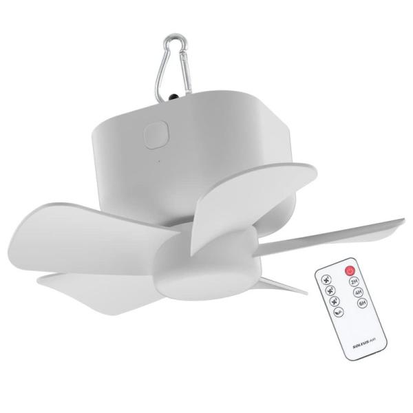 ソレウスエアー SOLEUS AIRキャンプ用シーリングファン 天井扇風機 吊り下げ携帯型小型ファン...