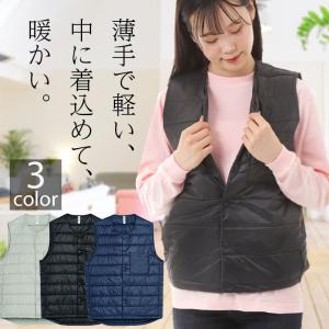 インナーベスト 中綿ベスト ナイロンベスト メンズ