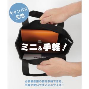 ミニトートバッグ キャンバス メンズ レディー...の詳細画像2