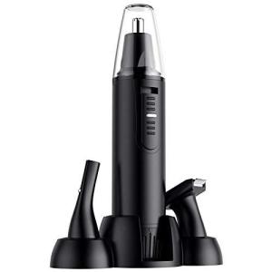 鼻毛カッター 電動式カッター 多機能 1台3役 髭剃り 耳毛カッター 鼻毛切り 脱毛器 防水 水洗い可能 低騒音 小型 掃除用ブラシ付き 男女兼用