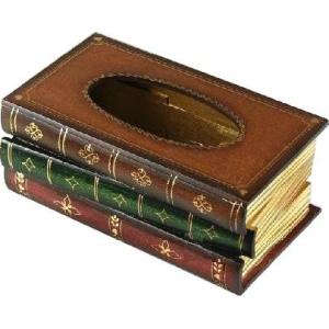 アンティーク調ブックボックス（本型収納箱）大小2個セット 洋書風