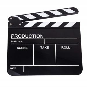 ドラマ・映画撮影・自主制作用 アクリル カチンコ ボード