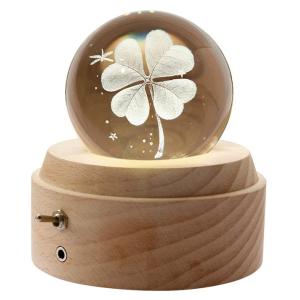 オルゴール クリスタル ボール 間接照明 ナイトライト