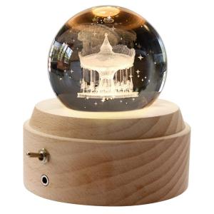 ·クリスタルボールオルゴール変わらぬ音とメロディーに癒されます Amazon | 【正規品】オルゴール クリスタル ボール スノードーム