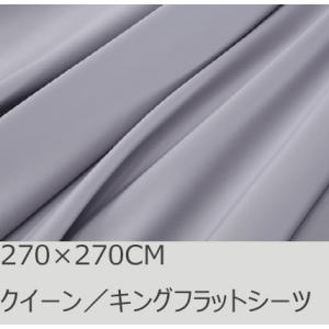 R.T. Home - 高級エジプト超長綿(エジプト綿)ホテル品質クイーン、キング兼用フラット ベッ...