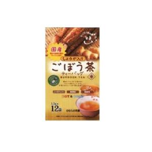 のむらの茶園 国産しょうが入りごぼう茶 ティーバッグ 1.5g×12P