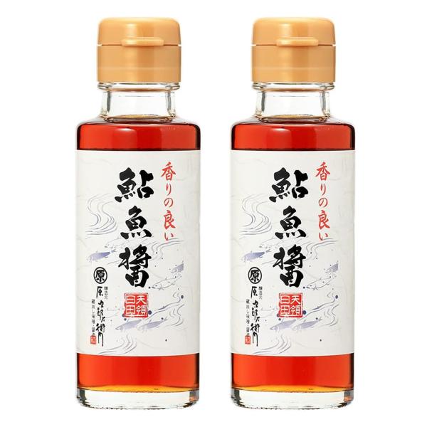 まるはら 鮎魚醤 100mlｘ２ あゆぎょしょう 万能魚醤 醤油 希少 魚醤 しょうゆ 丸ガラス瓶