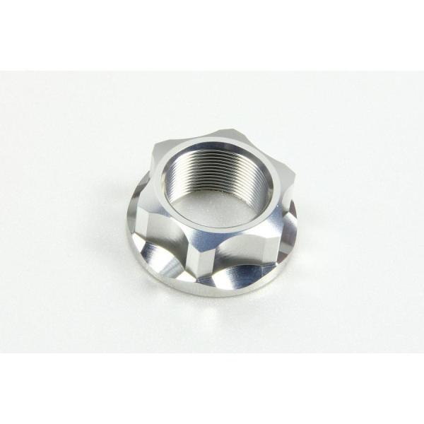 アントライオン ステムナット Ver.2 M22XP1.0 貫通ナット ツバ径:Φ36 シルバー