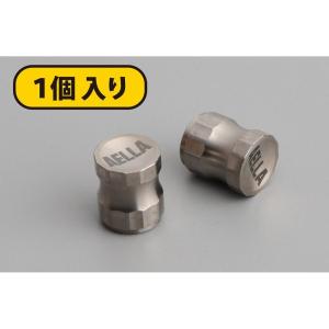 AELLA チタン製エアバルブキャップ 1個 AE-74001｜rubbermark