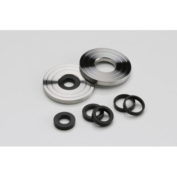 AELLA(アエラ) チタン製ハンドルバーエンド制振カラー 2枚セット(＆phi;30X3mm厚) ...