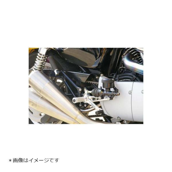 ベビーフェイス バックステップ/シルバー 4P Sportster XL 04-13