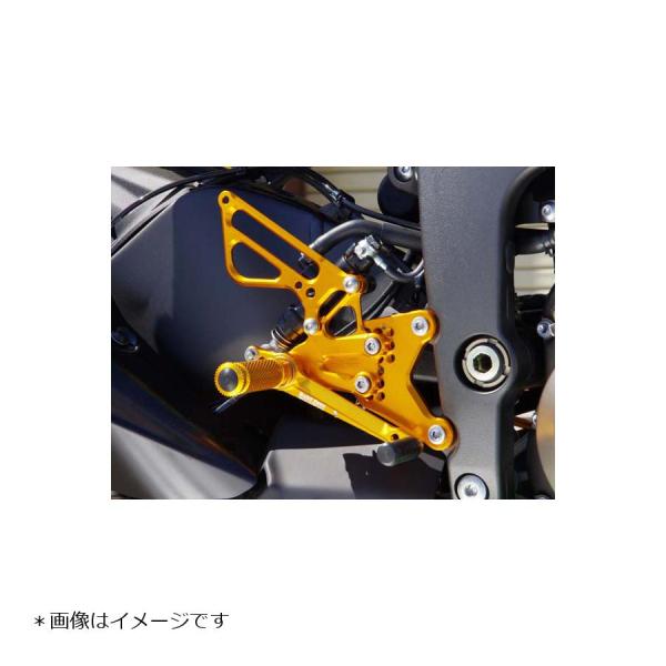 ベビーフェイス バックステップキット ゴールド ZX-6R Ninja/ZX636R 13-16