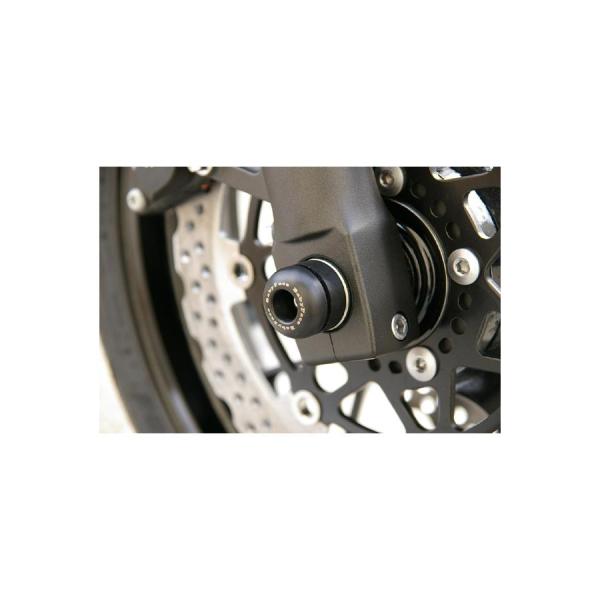 ベビーフェイス アクスルプロテクター フロント/ブラック ZRX1200 DAEG 09-