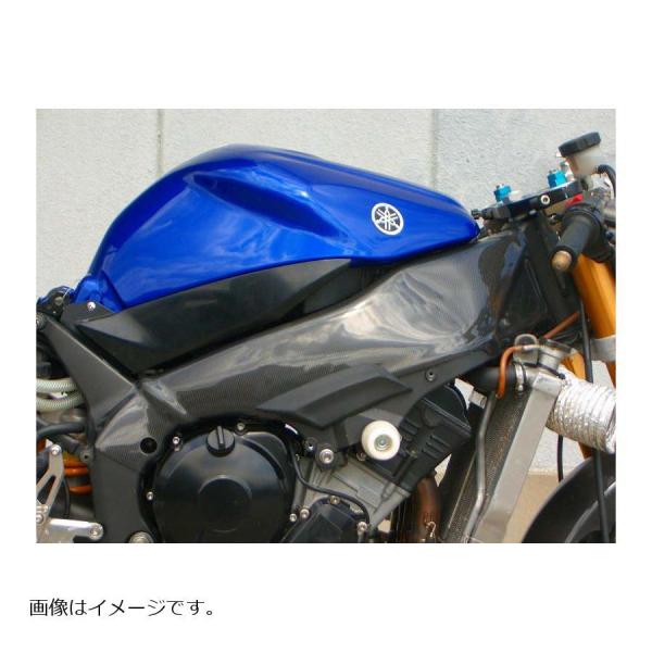 クレバーウルフ フレームカバー カーボン 平織 YZF-R1　※キャンセル不可商品