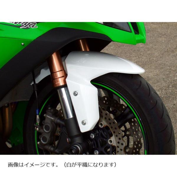 クレバーウルフ フロントフェンダー 平織カーボン ZX-10R Ninja1000 ニンジャ1000...