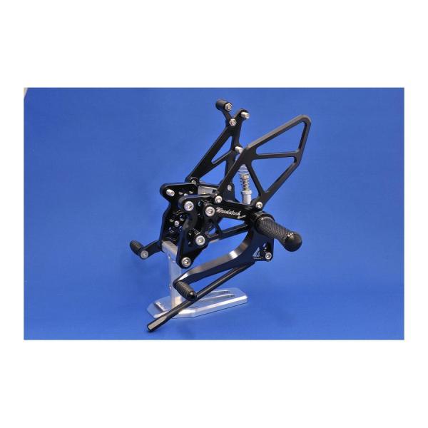 ウッドストック ステップキット 10POS ブラック ZX-10R ABS不可 WBS-K26-BB