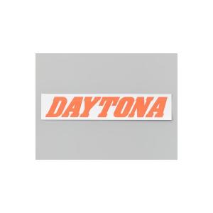 デイトナ ステッカー DAYTONA 250X50ホワイト/OR｜rubbermark