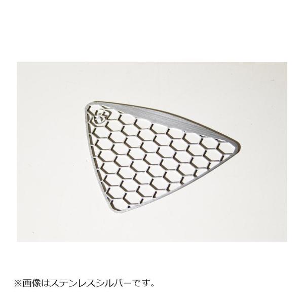 トリックスター 純正エアダクト専用メッシュガード ブラックメッキ Ninja ZX-25R