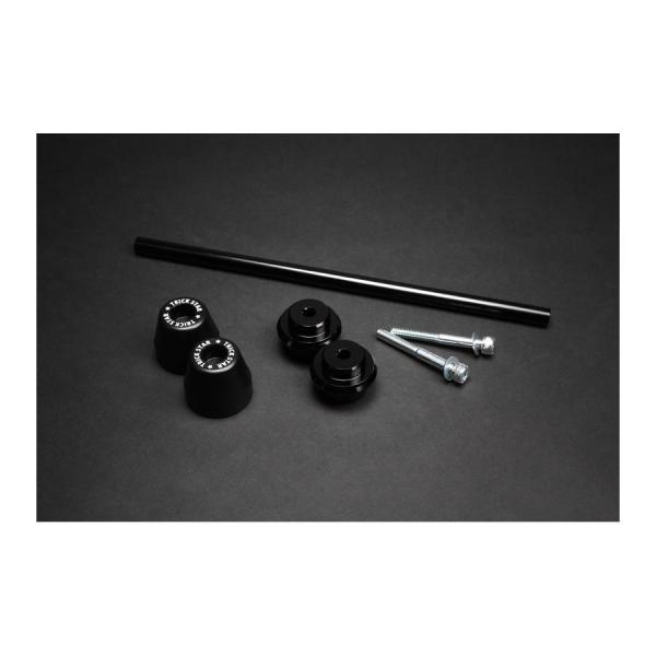 TRICK STAR (トリックスター) フロントアクスルスライダー ブラック ZX-10R 16-...