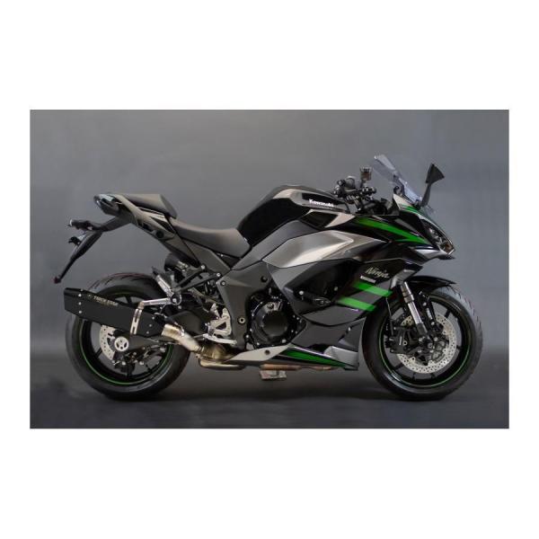 トリックスター スリップオンマフラー IKAZUCHI ブラック チタン JMCA政府認証 Ninj...