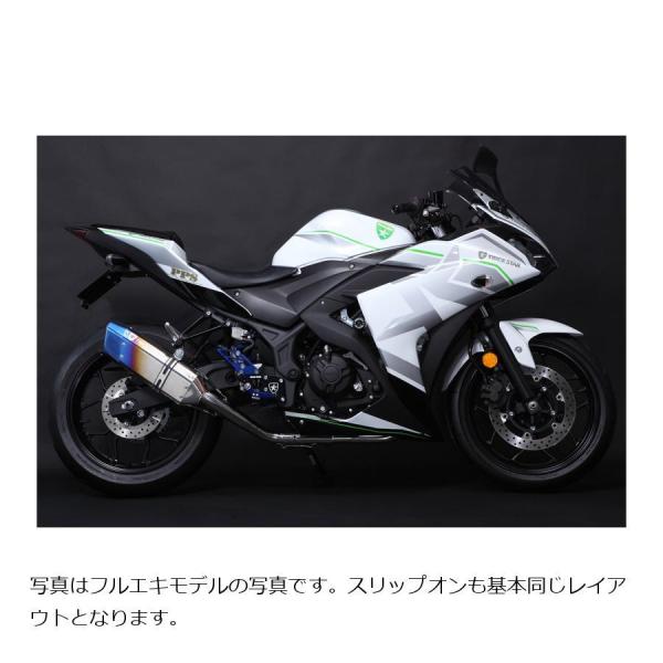 トリックスター レーシングスリップオンマフラー イカヅチショート YZF-R25
