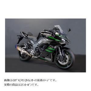 トリックスター スリップオンマフラー IKAZUCHI ステンレス カーボン Ninja1000SX...