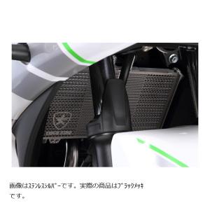 トリックスター ラジエターコアガード ステンレス ブラックメッキ YZF-R25 YZF-R3 VHG-203-BM｜rubbermark