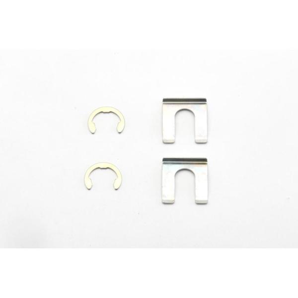 ブレーキホース スウェッジライン 4輪 クリップセット (Uクリップ+Eクリップ) 2セット入り