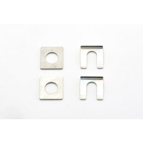 ブレーキホース スウェッジライン 4輪 クリップセット (Uクリップ+スペーサー/t=2.0) 2セ...