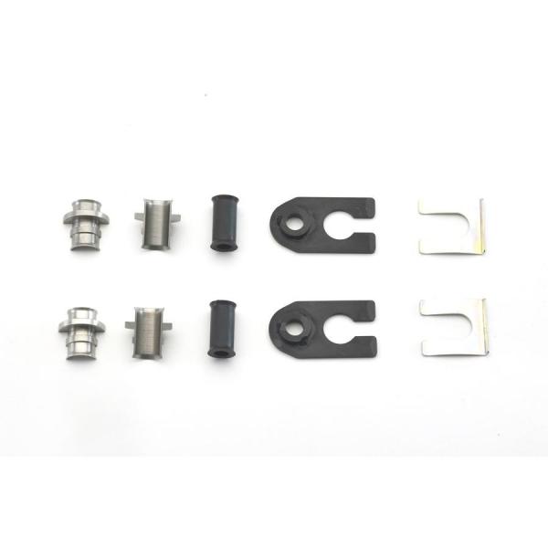 ブレーキホース スウェッジライン 4輪 ホースクランプ タイプ2 90°ステー(21.5)付 2個セ...